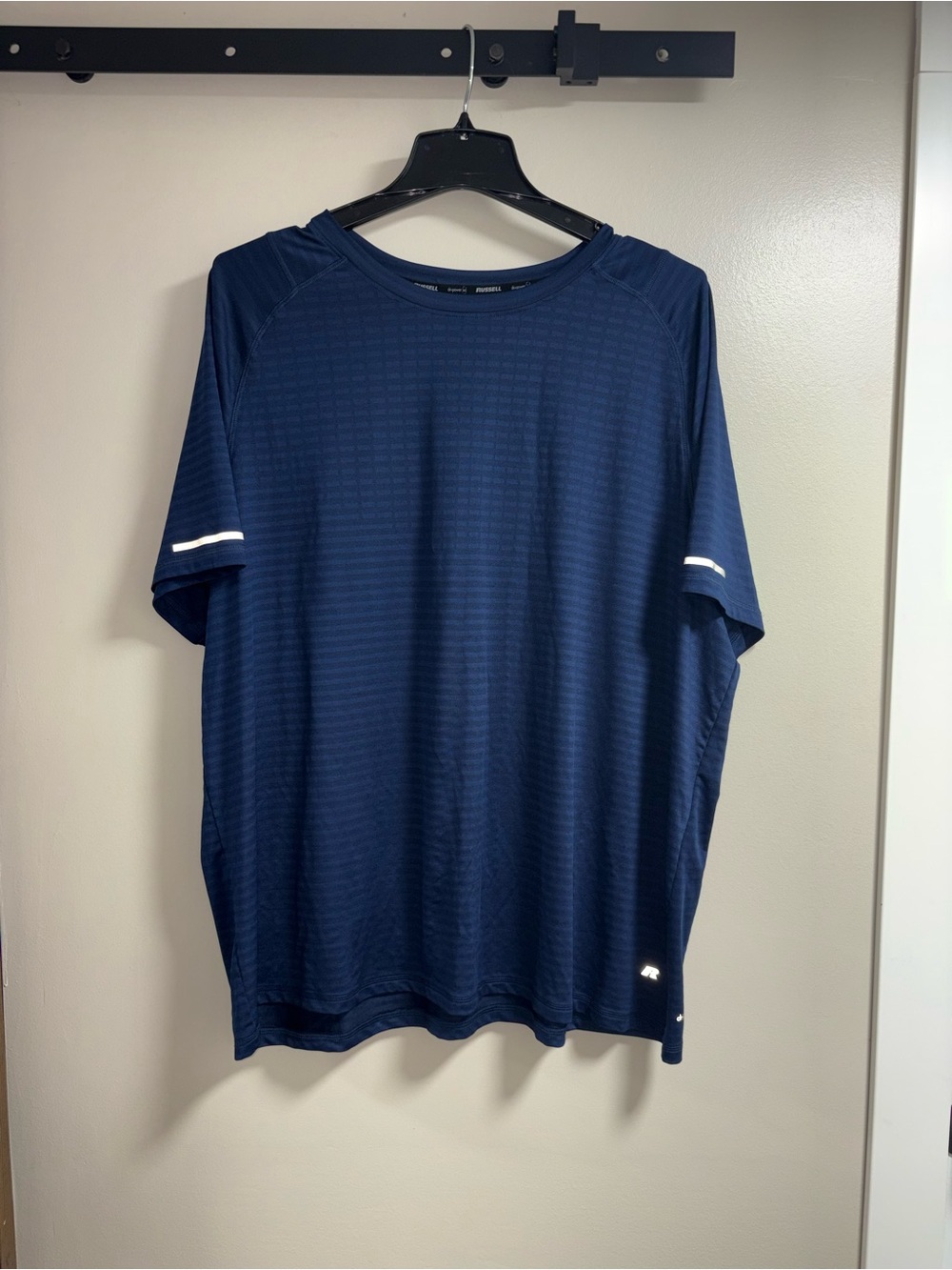 NWOT Russell Athletic Navy Short Sleeve Performance Tee